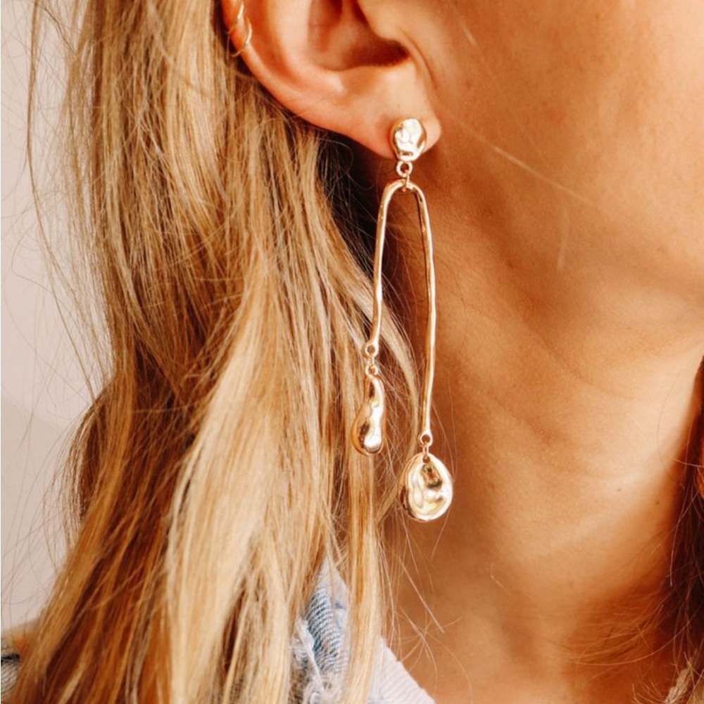 The2Bandits Red Rocks Earrings - Silver